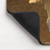 Afrikaanse kaart voor dierlijke textuur van het wi muismat (Hoek)