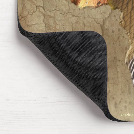 Afrikaanse kaart voor dierlijke textuur van het wi muismat (Hoek)