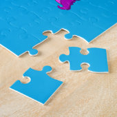 Afrikaanse kaart voor kinderen legpuzzel (Zijkant)