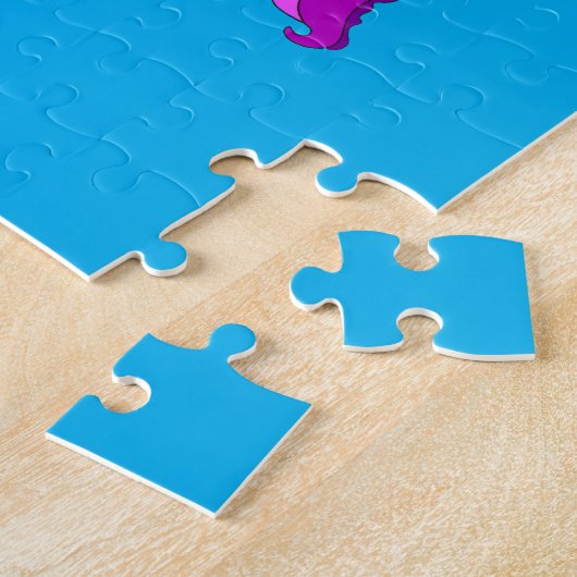 Afrikaanse kaart voor kinderen legpuzzel (Zijkant)