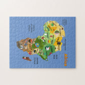 Afrikaanse Kaartvlaggen Legpuzzel (Horizontaal)