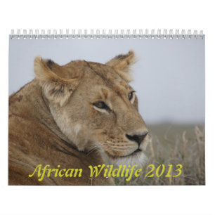 Afrikaanse kalender voor wilde dieren 2013