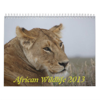 Afrikaanse kalender voor wilde dieren 2013