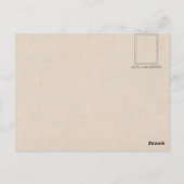 Afrikaanse kamel- en woestijnreiziger briefkaart (Achterkant)