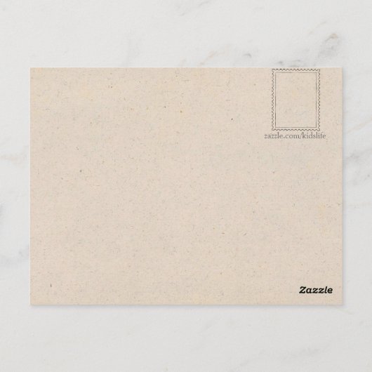 Afrikaanse kamel- en woestijnreiziger briefkaart (Achterkant)