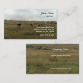 Afrikaanse Kenia: wilde dieren Visitekaartje (Voorkant / Achterkant)