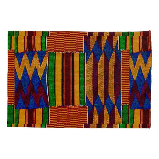 Afrikaanse Kenta Cloth Kussensloop (Achterkant)