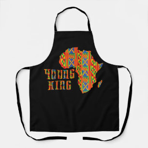 Afrikaanse Kente Art African American Map Black Schort