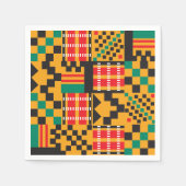 Afrikaanse Kente Designer Papieren servetten (Voorkant)