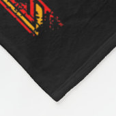 Afrikaanse Kente doek Amerikaanse vlag Afrikaans Z Fleece Deken (Hoek)