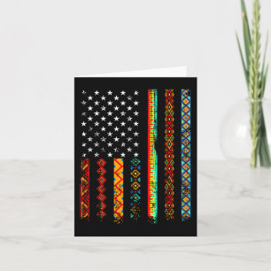 Afrikaanse Kente doek Amerikaanse vlag Afrikaans Z Kaart