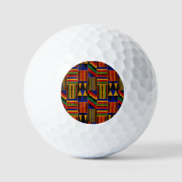 Afrikaanse Kente-stof Golfballen