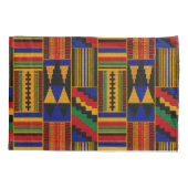 Afrikaanse Kente Stof Patroon Kussensloop (Achterkant)