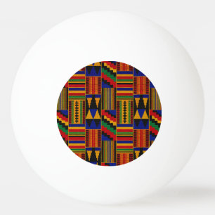 Afrikaanse Kente-stof Pingpongbal