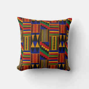 Afrikaanse Kente-stof stijl Kussen