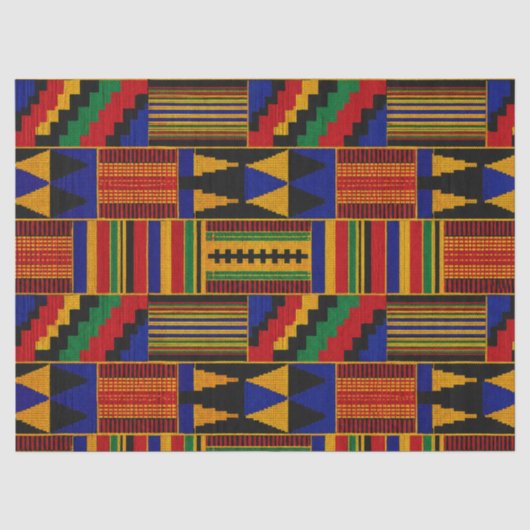 Afrikaanse Kente-stof Tissuepapier (Voorkant)