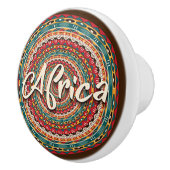 Afrikaanse keramische knop/romp keramische knop (Rechts)