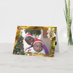 afrikaanse kerst-Kaart Feestdagen Kaart