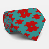 Afrikaanse kerst kaas patroon stropdas (Opgerold)