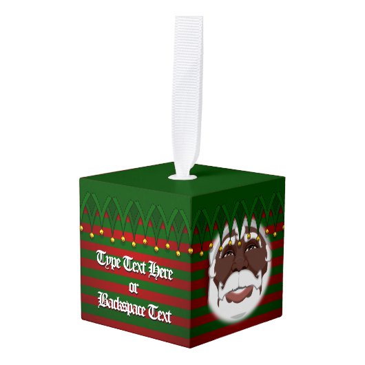 Afrikaanse kerstdecoratie jullie foto hier decoratie (Voorkant hoekig)