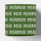 Afrikaanse kerstfeestdag bedankdoosjes (Bovenkant)