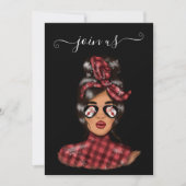 Afrikaanse kerstfeestdag kaart (Voorkant)