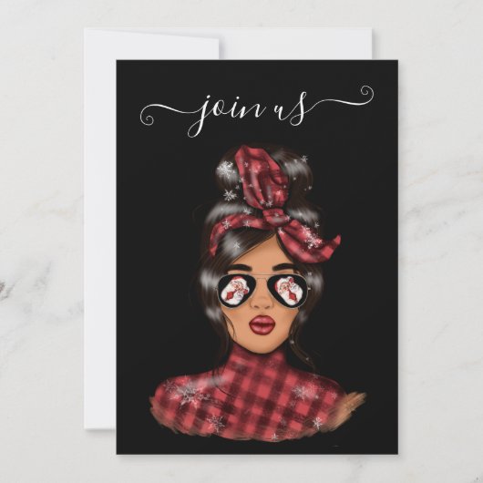 Afrikaanse kerstfeestdag kaart (Voorkant)