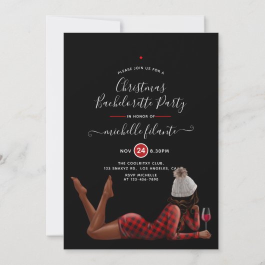 Afrikaanse kerstfeestdag kaart (Achterkant)