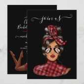 Afrikaanse kerstfeestdag kaart (Voorkant / Achterkant)