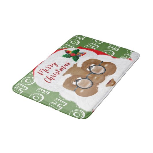 Afrikaanse kerstfeestdag met kerstmis badmat (Gekanteld)