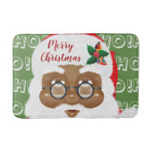 Afrikaanse kerstfeestdag met kerstmis badmat (Voorkant)