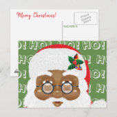 Afrikaanse kerstfeestdag met kerstmis briefkaart (Voorkant / Achterkant)