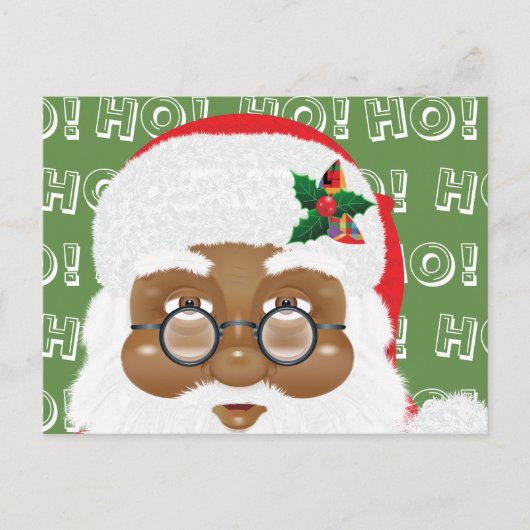Afrikaanse kerstfeestdag met kerstmis briefkaart (Voorkant)