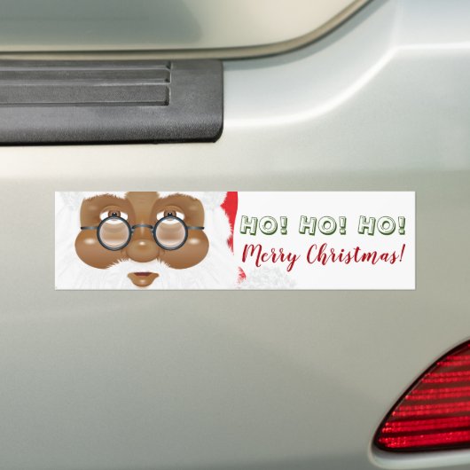 Afrikaanse kerstfeestdag met kerstmis bumpersticker (Op auto)