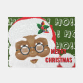 Afrikaanse kerstfeestdag met kerstmis deurmat (Voorkant)