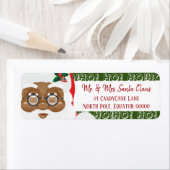 Afrikaanse kerstfeestdag met kerstmis etiket (Insitu)