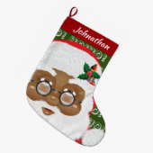 Afrikaanse kerstfeestdag met kerstmis grote kerstsok (Voorkant (Hangend))