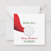 Afrikaanse kerstfeestdag met kerstmis notitiekaartje (Achterkant)