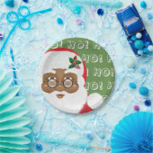 Afrikaanse kerstfeestdag met kerstmis papieren bordje (Feest)