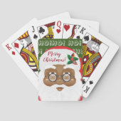 Afrikaanse kerstfeestdag met kerstmis pokerkaarten (Achterkant)