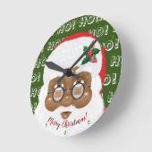 Afrikaanse kerstfeestdag met kerstmis ronde klok (Hoek)