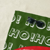 Afrikaanse kerstfeestdag met kerstmis strandlaken (In situ)