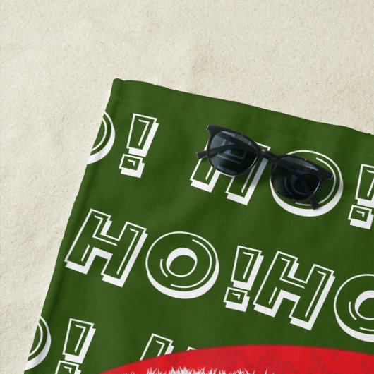 Afrikaanse kerstfeestdag met kerstmis strandlaken (In situ)