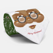 Afrikaanse kerstfeestdag met kerstmis stropdas (Opgerold)