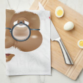 Afrikaanse kerstfeestdag met kerstmis theedoek (Quarter Fold)