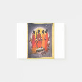 Afrikaanse kerstfeestscène post-it® notes (Voorkant)
