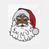 afrikaanse kerstman fleece deken (Voorkant)