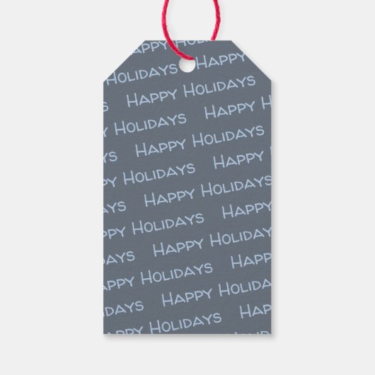 Afrikaanse kerstman Hanukkah Kwanzaa Cadeaulabel (Achterkant)