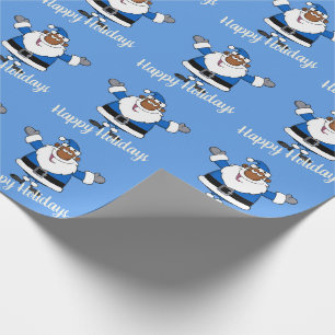 Afrikaanse kerstman Hanukkah Kwanzaa Cadeaupapier