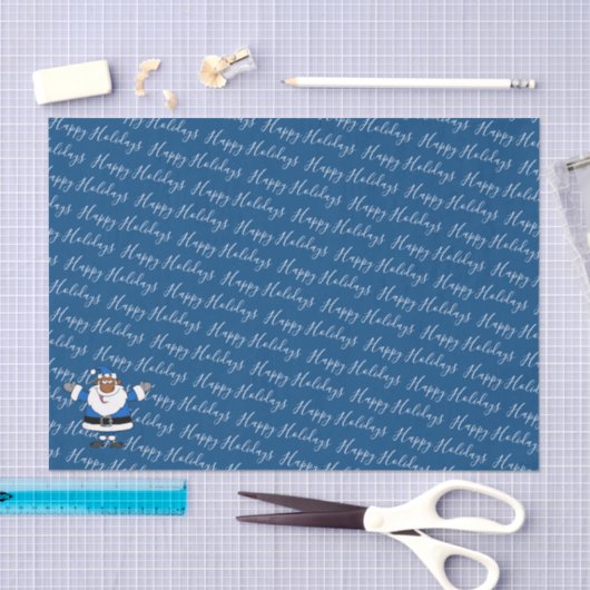 Afrikaanse kerstman Hanukkah Kwanzaa Tissuepapier (Craft)